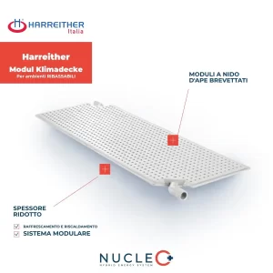 Nucleo plus Modul Klimadecke Pannello radiante a soffitto